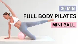 30 MIN FULL BODY PILATES HIIT + MINI BALL | Beginner Friendly, Toning, No Repeat