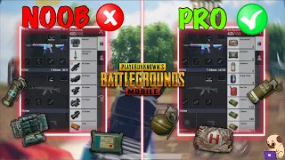 BEST AUTO PICK UP SETTINGS TO HAVE UNLIMITED BACKPACK SPACE - PUBG mobile tutorial/ guide