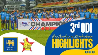 Sri Lanka Seal Series with Hasaranga Masterclass | 3rd ODI Highlights | Sri Lanka vs Zimbabwe 2024