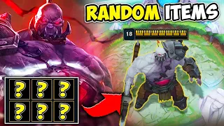 ALL RANDOM ITEMS ON SION IS SECRETLY BUSTED! (NEW 2V2 META)