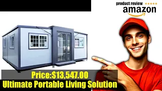 Buy Tiny Expandable Prefab House to Live in 1 Bathroom, 2 Rooms  1 Kitchen- Foldable House,