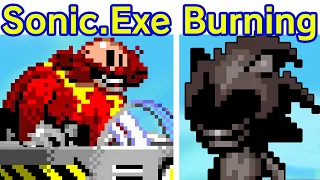 Friday Night Funkin' Burning Mockup Animation - Playable | VS Sonic.Exe 2.5/3.0 (FNF Mod/Hard/Sonic)