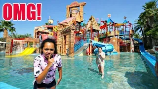 SNEAKING INTO A CLOSED WATERPARK!! * SECURITY CHASE *