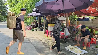 Harvest giant bamboo shoots to sell for money - Buy gifts for uncle - Cook bamboo shoots rolls