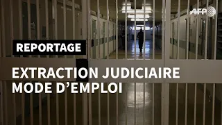 De la prison au tribunal: comment est escorté un détenu? | AFP News