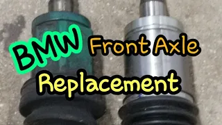BMW front axle replacement
