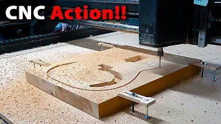 Building A Precision Bass Part 11 Using A CNC Machine To Make A Guitar Body