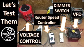 Will A Dimmer Switch or Transformer Control An Induction Motor's Speed: 038