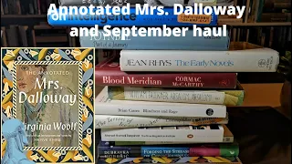 Woolf: The annotated Mrs. Dalloway and September 2021 haul