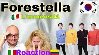 FORESTELLA - L'immensita |Reaction and Analysis  🇮🇹Italian And Colombian🇨🇴 React