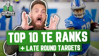 Fantasy Football 2021 - Top 10 TE Rankings + UDK-for-LIFE, Cup of Tea - Ep. 1092