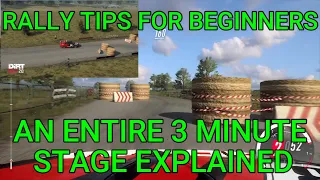 DiRT Rally 2.0 - Tips for beginners - An Entire 3 Minute Stage Explained - Part One