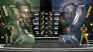 NBA 2K24 - Milwaukee Bucks @ Indiana Pacers - 2024 NBA Playoffs Game 4