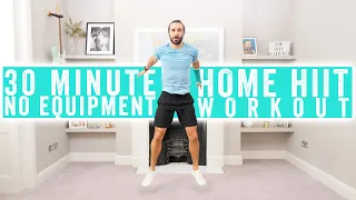 30 Minute No Equipment Home HIIT Workout | The Body Coach TV