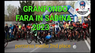 GRANFONDO FARA IN SABINA percorso medio 2nd place🥈