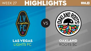 9.9.2023 | Las Vegas Lights FC vs. Oakland Roots SC - Game Highlights