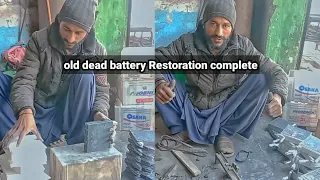 how to amazing technique old dead battery Restoration different part of the world technology