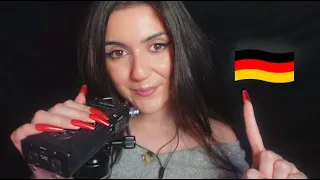 ASMR Deutsch I Teaching You German 🤤💤 | Counting, Whispering, Hand Movements german/deutsch