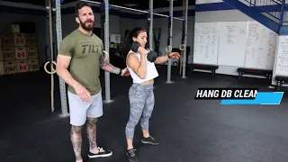 DB Hang Clean and Jerk Progression