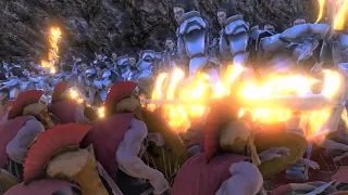 10,000 Spartans and 1,000 Archers vs. 550 Soul Tyrants  Ultimate Epic Battle Simulator  UEBS