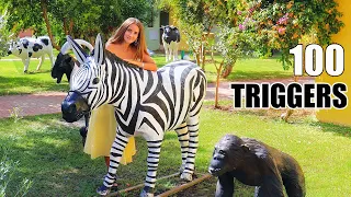 ASMR 100 TRIGGERS Animal PARK Turkey | АСМР 100 Триггеров в ПАРКЕ Турция