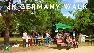 4K Germany walk | 4K hdr 60fps| Germany street walking tour| thrift shopping Europe