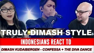 Indonesians React To THE SINGER 2017 Dimash Kudaibergen《Confessa+The Diva Dance》(REACTION)