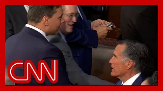 'You don't belong here': Romney confronts George Santos