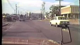 Driving thru Kingston Jamaica, 1984: Half Way Tree,  Hagley Park Road, Causeway Bridge, Portmore