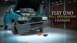 TimeLapse Full Restoration 25 Year Old Fiat Uno (Short Version)
