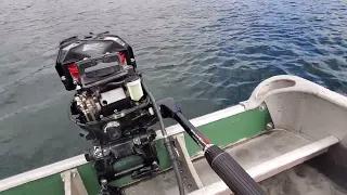 1990 Mercury 9.9hp Outboard Motor Lake Test