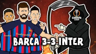 BARCELONA👉🏻EUROPA LEAGUE? (Barca vs Inter 3-3 Goals Highlights Champions League)