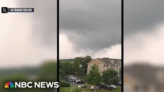 Rare tornadoes rip through Maryland as dangerous heat hits the West