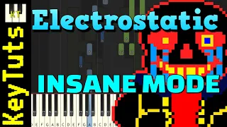 Electrostatic [Errortale] by SharaX - Insane Mode [Piano Tutorial] (Synthesia)