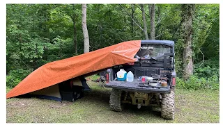 Outlaw Trail Tent Camping - Copperheads and Abandoned Coal Mines - Williamson, West Virginia