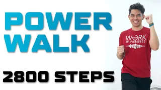 FUN 20 MIN Cardio Workout • POWER WALK • 2800 Steps • Keoni Tamayo  • Walking Workout #105