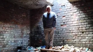 Inside the World War 2 Starfish Decoy Bunker. Slate Delf Hill. Cragg Vale