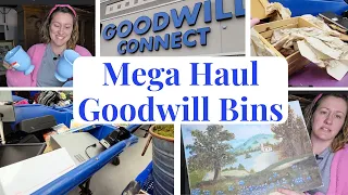 Mega Goodwill Bins Shop & Haul | I Found Pottery Barn, Anthropologie, and Crate and Barrel!!!