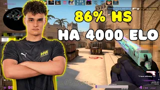 НОВЫЙ ТОП 1 АИМЕР СНГ ??? FEAR НАСТРЕЛЯЛ 86 % ХЭДШОТОВ НА 4000 ELO FACEIT