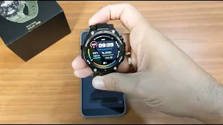 DT NO.1 DT5 smartwatch unboxing and quick menu view