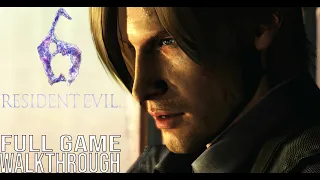 RESIDENT EVIL 6 PS5 Full Game Walkthrough - No Commentary Leon & Helena (Resident Evil 6 Full Game)