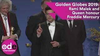 Golden Globes 2019: Rami Malek and Queen honour Freddie Mercury