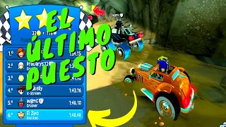 RETO!! utilizar el PERSONAJE y COCHE del ULTIMO puesto | Beach Buggy Racing 2 | STIFF LXR