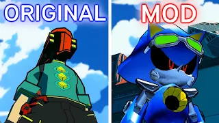 Bomb Rush Cyberfunk, but Metal Sonic! ⭐️ BRC mods Gameplay