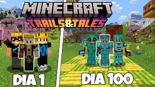 SOBREVIVI 100 DIAS NO MINECRAFT 1.20 EM TRIO