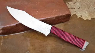 Knife Making - Super Sharp Knife Making out of Leaf Spring