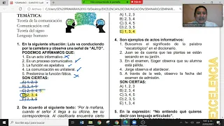 PARTE I - SEMINARIO DE LENGUAJE | PREPARACIÓN PARA EL PRIMER SUMATIVO CEPUNT - UNT