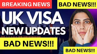 UK Visa Updates: BAD NEWS | UKVI Updates Work & Student Visas | UK Visa Fees