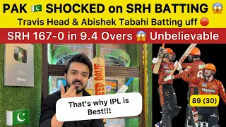 PAK 🇵🇰 SHOCKED on SRH Batting 167 chased in 10 overs Uff 😱 SRH vs LSG Pakistan Reaction on IPL