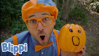 Blippi Visits the Pumpkin Park! | Halloween Special | Educational Videos for Kids